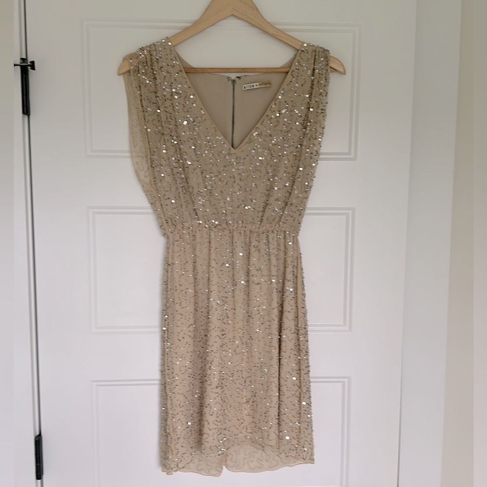 Alice and Olivia sequin mini